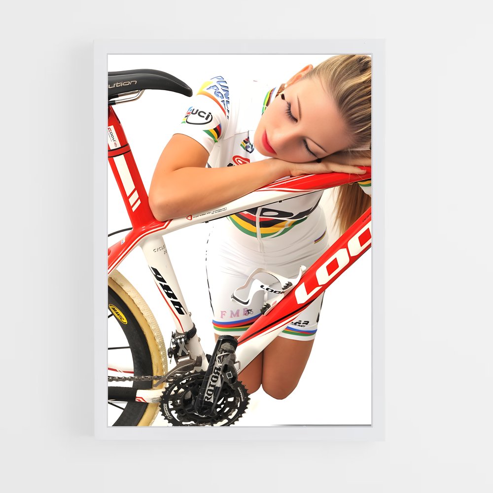 Poster Sur Mon Vélo – affiche Cyclisme (vue 3)